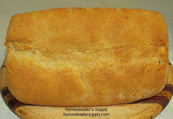Sourdough bread baked