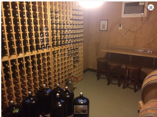 CoolBot walk-in cooler wine cellar