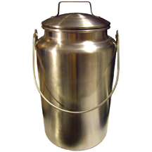 1 Gallon Stainless Steel Bucket with Mushroon Lid