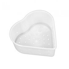 Heart Shaped Soft Cheese Mold Set of TWO