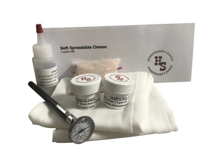 Soft Spreadable Cheesemaking Kit