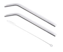 Stainless Steel Straws - Set of 2 Smoothie Straw