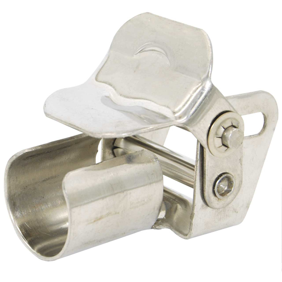 (image for) SS Snap Clamp--up to 1" OD